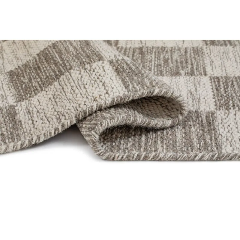 Ullmatta Chessie Kvadrat - 250x250 cm, Grå - Textil & mattor - Matta - Modern matta - Ullmatta