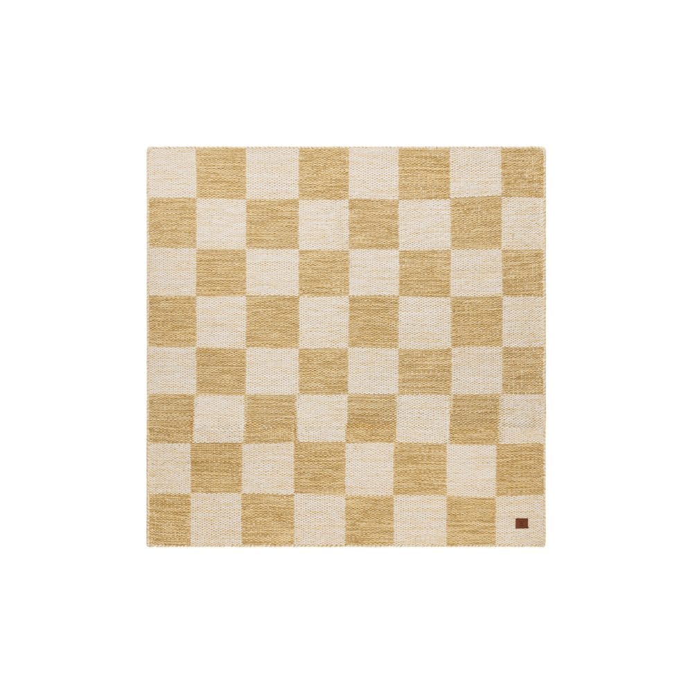 Ullmatta Chessie Kvadrat - 250x250 cm, Ockragul