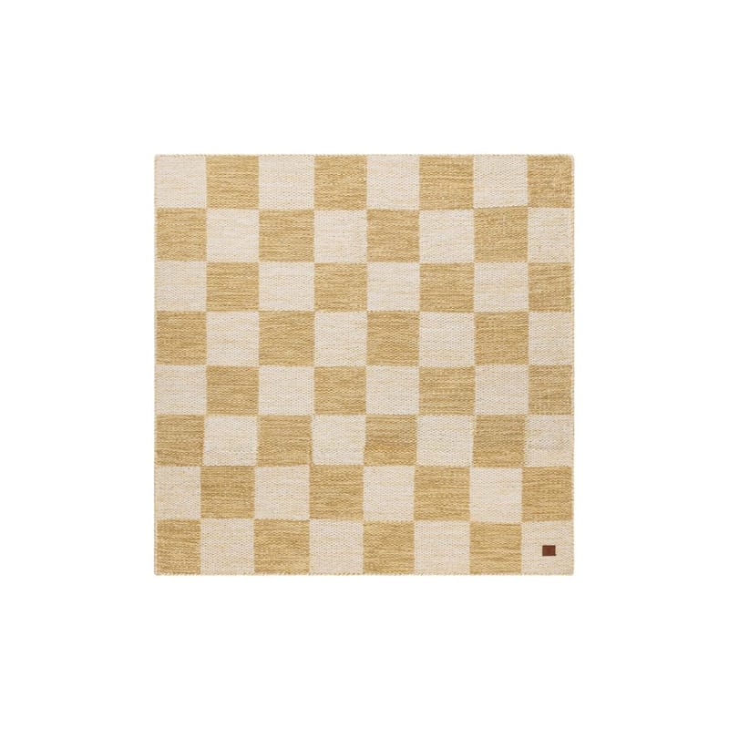 Ullmatta Chessie Kvadrat - 250x250 cm, Ockragul - Textil & mattor - Matta - Modern matta - Ullmatta