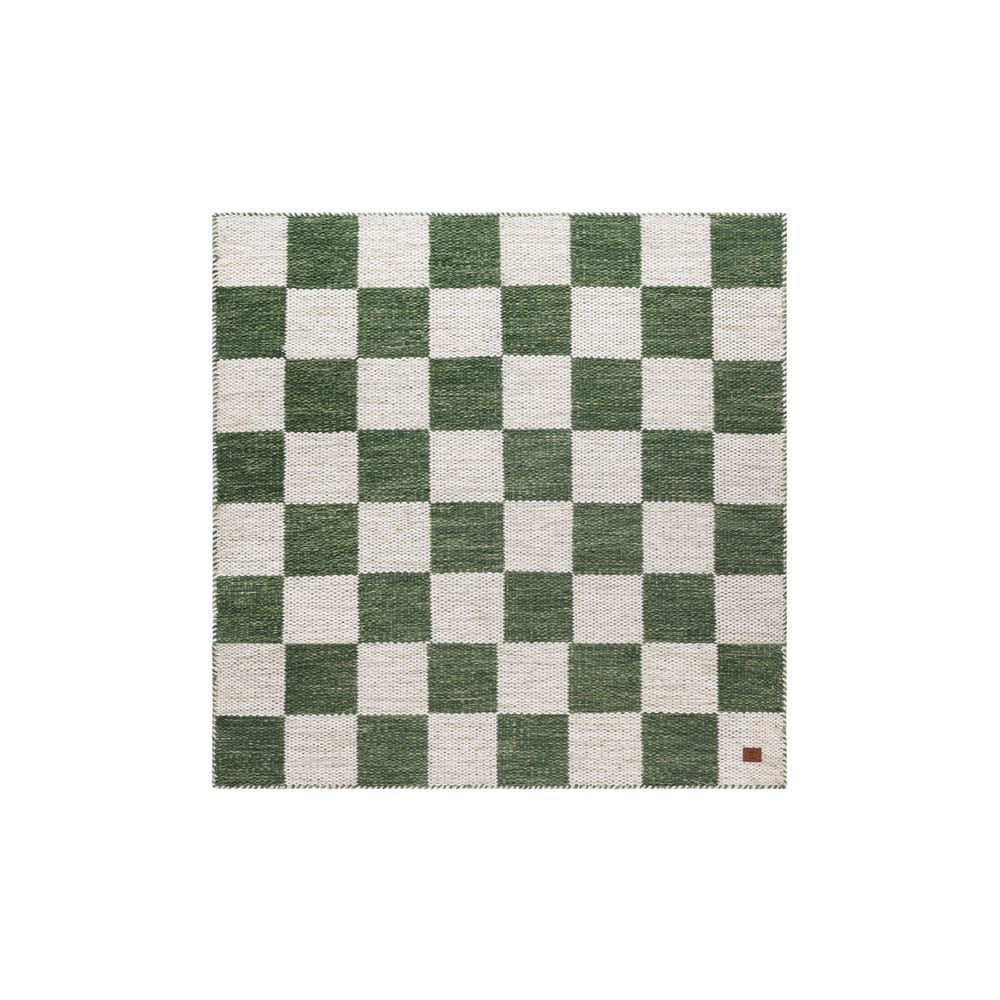 Ullmatta Chessie Kvadrat - 300x300 cm, Smaragdgr&ouml;n