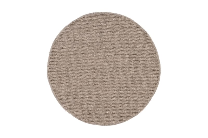 Dalarö Ullmatta 160 cm Rund - Linne - Textil & mattor - Matta - Modern matta - Ullmatta