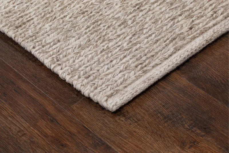 Dalarö Ullmatta 160x230 cm Rektangulär - Beige - Textil & mattor - Matta - Modern matta - Ullmatta