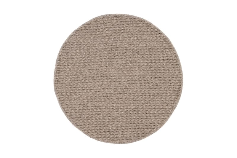 Dalarö Ullmatta 200 cm Rund - Linne - Textil & mattor - Matta - Modern matta - Ullmatta