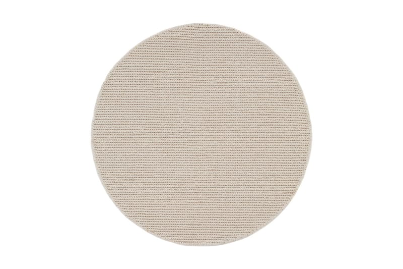 Dalarö Ullmatta 300 cm Rund - Vit - Textil & mattor - Matta - Modern matta - Ullmatta