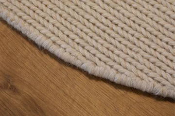 Dalarö Ullmatta 300 cm Rund - Vit - Textil & mattor - Matta - Modern matta - Ullmatta