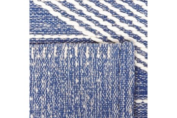 Ullmatta Datca 200x200 cm - Blå - Textil & mattor - Matta - Modern matta - Ullmatta