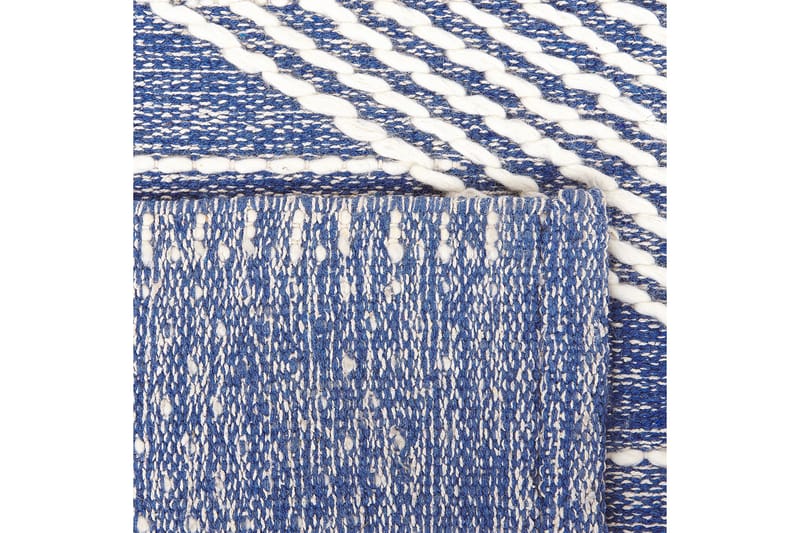 Ullmatta Datca 200x200 cm - Blå - Textil & mattor - Matta - Modern matta - Ullmatta