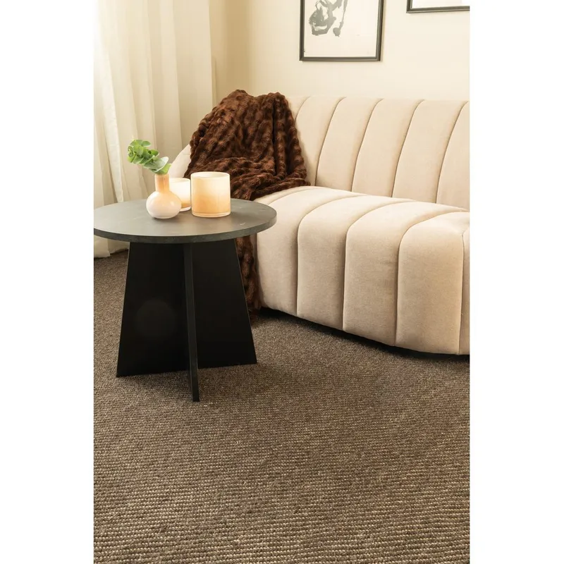 Ullmatta Ekeby Kvadrat - 200x200 cm, Taupe - Textil & mattor - Matta - Modern matta - Ullmatta