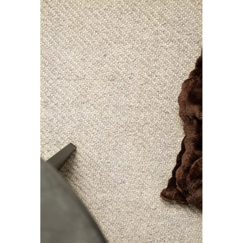 Ullmatta Ekeby Kvadrat - 240x240 cm, Grå - Textil & mattor - Matta - Modern matta - Ullmatta