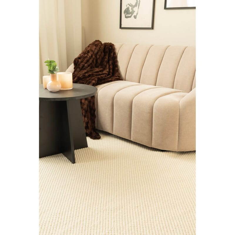 Ullmatta Ekeby Kvadrat - 240x240 cm, Vit - Textil & mattor - Matta - Modern matta - Ullmatta