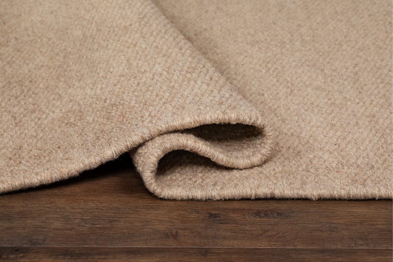 Ekeby Matta 75x150 cm - Ljus Linnebrun - Textil & mattor - Matta - Modern matta - Ullmatta