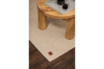Ekeby Matta 75x150 cm - Ljus Linnebrun - Textil & mattor - Matta - Modern matta - Ullmatta