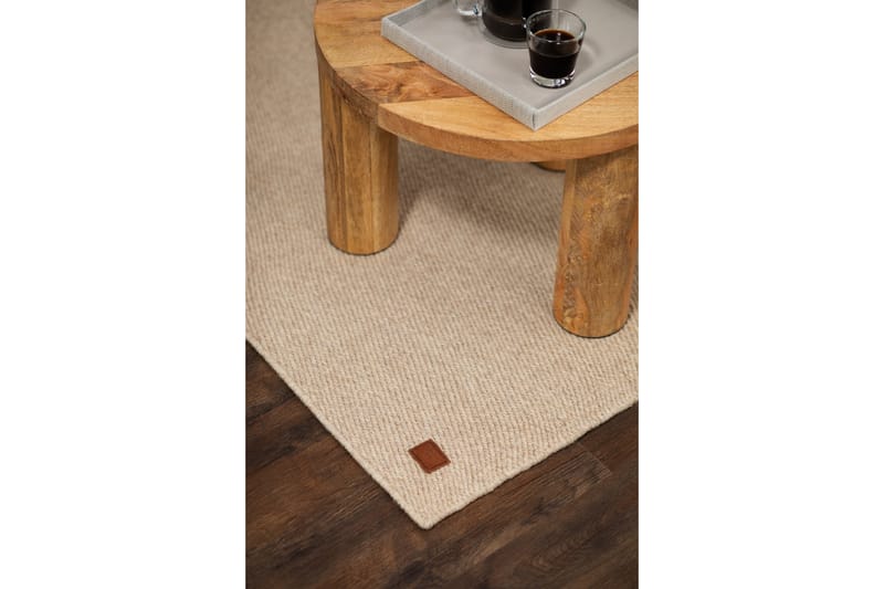 Ekeby Matta 75x150 cm - Ljus Linnebrun - Textil & mattor - Matta - Modern matta - Ullmatta