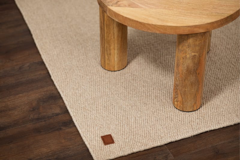 Ekeby Matta 75x150 cm - Ljus Linnebrun - Textil & mattor - Matta - Modern matta - Ullmatta