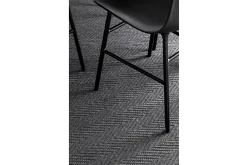 Elsa Matta 80x200 cm Svart - Vm Carpet - Textil & mattor - Matta - Modern matta - Ullmatta