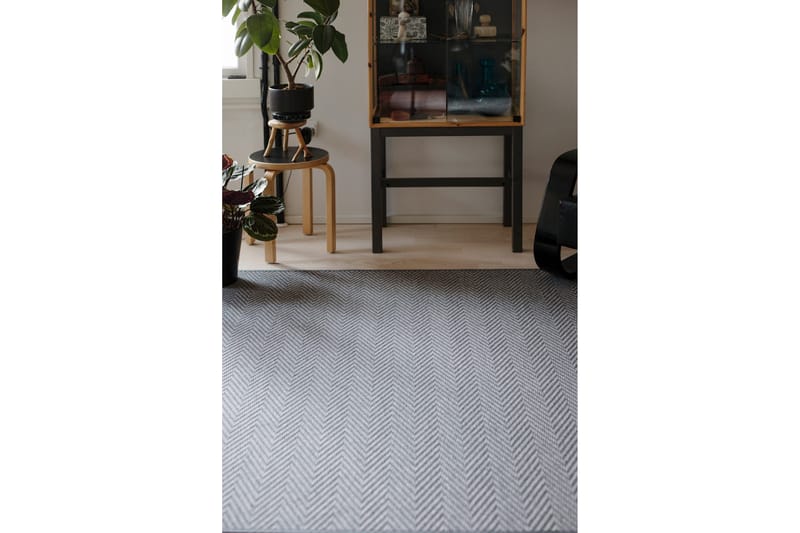 Elsa Matta 80x250 cm Grå - Vm Carpet - Textil & mattor - Matta - Modern matta - Ullmatta