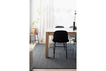 Elsa Matta 80x300 cm Svart - Vm Carpet - Textil & mattor - Matta - Modern matta - Ullmatta