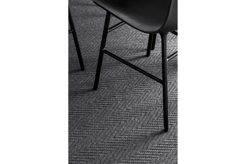 Elsa Matta Rund 133 cm Svart - Vm Carpet - Textil & mattor - Matta - Modern matta - Ullmatta