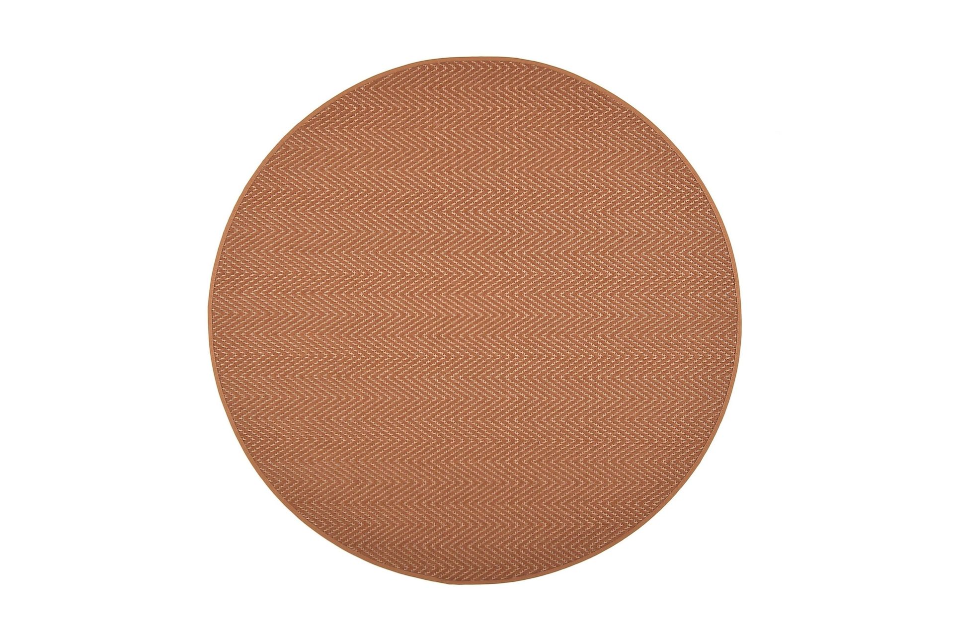 elsa matta rund 160 cm koppar - vm carpet