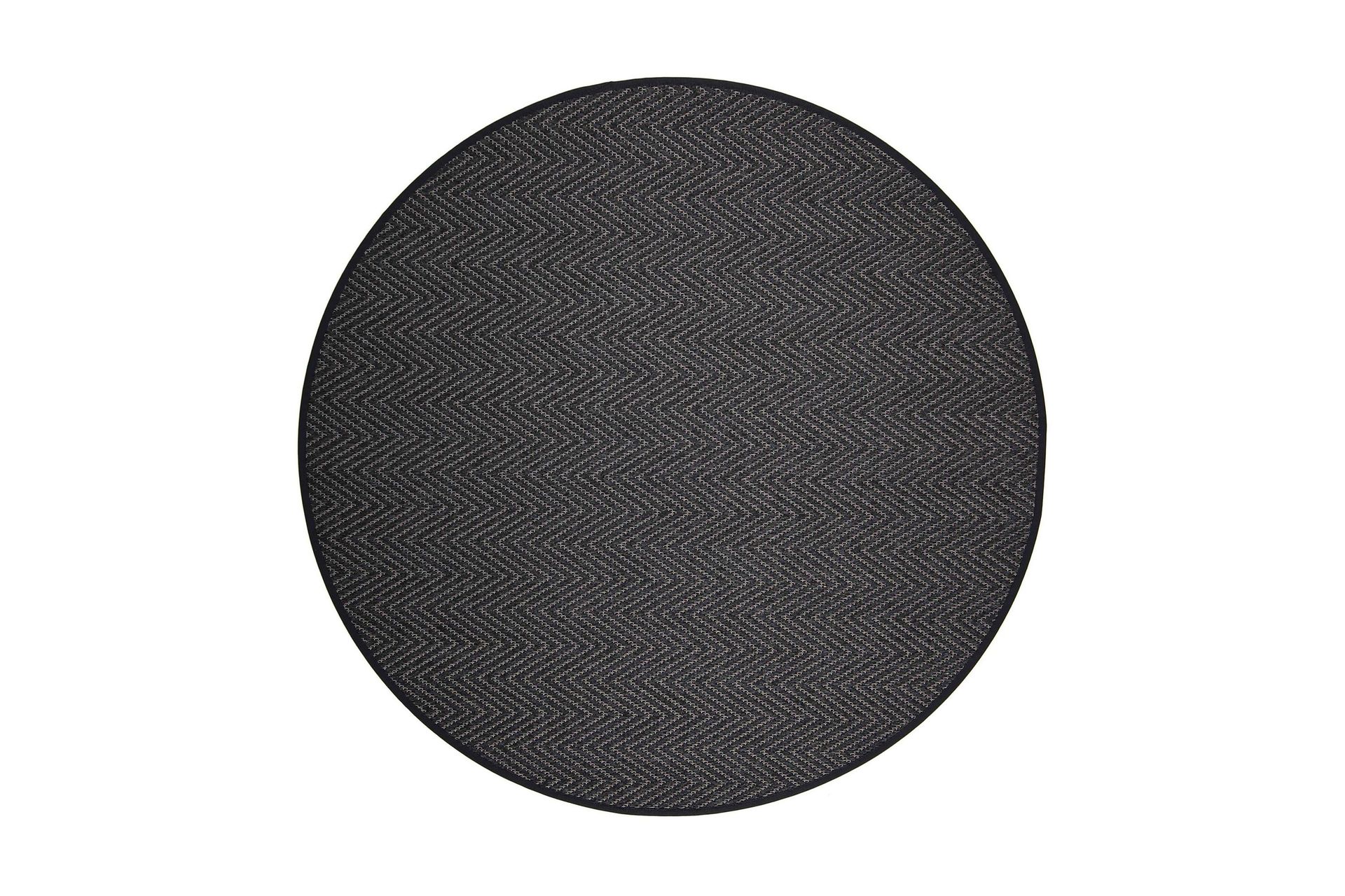 Elsa Matta Rund 160 cm Svart - Vm Carpet