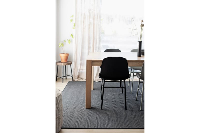 Elsa Matta Rund 160 cm Svart - Vm Carpet - Textil & mattor - Matta - Modern matta - Ullmatta