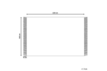 Ullmatta Emirler 160x230 cm - Svart/Vit - Textil & mattor - Matta - Modern matta - Ullmatta