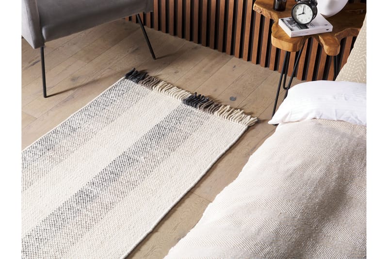 Ullmatta Emirler 80x150 cm - Svart/Vit - Textil & mattor - Matta - Modern matta - Ullmatta