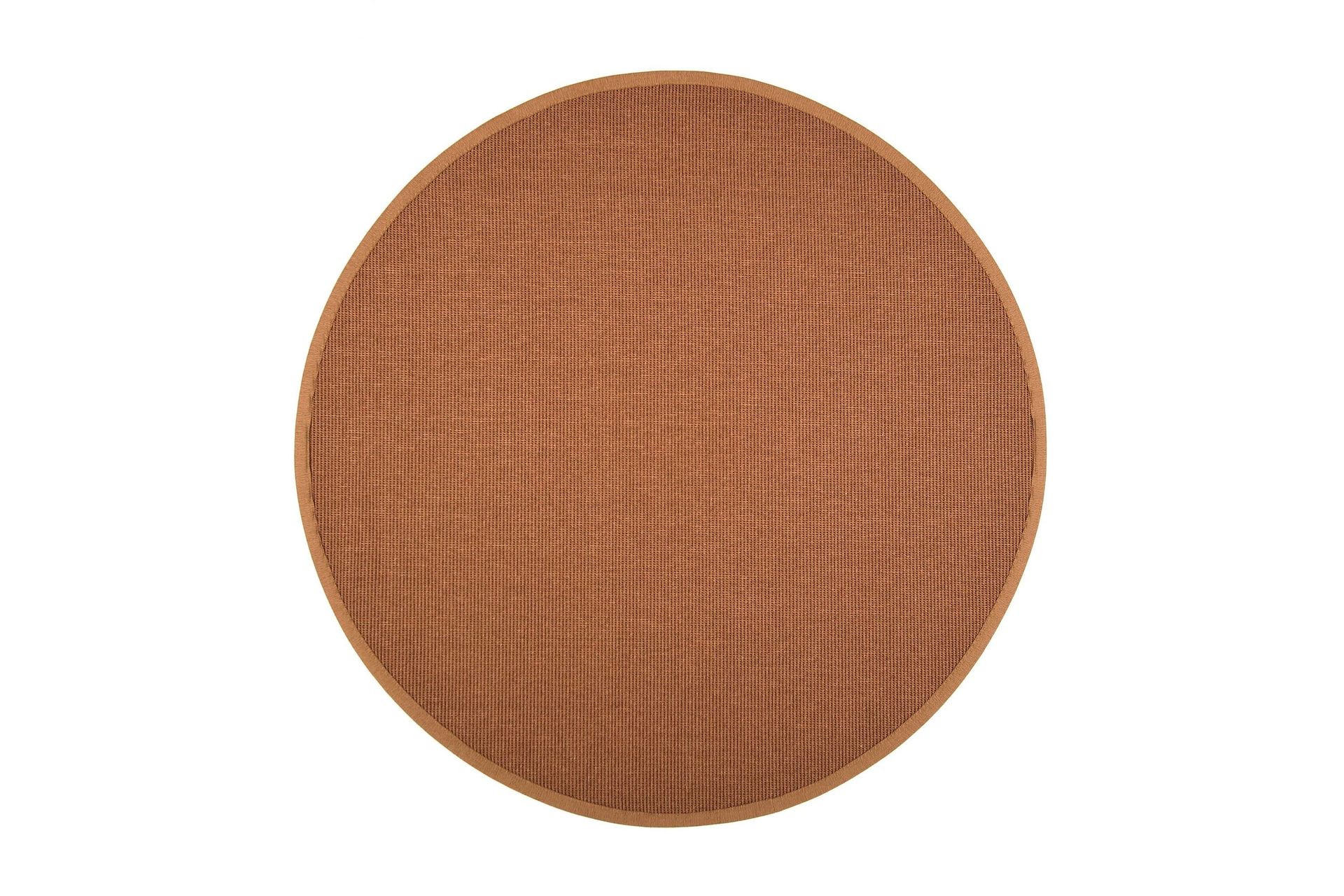 Esmeralda Matta Rund 133 cm Koppar - Vm Carpet