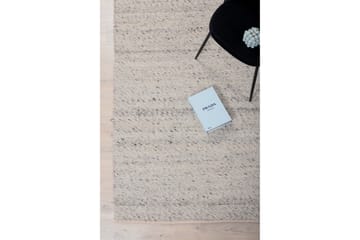 Ganga Ullmatta 170x240 - Vit|Grå - Textil & mattor - Matta - Modern matta - Ullmatta