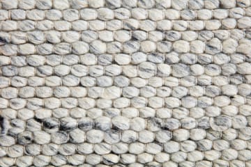 Ganga Ullmatta 170x240 - Vit|Grå - Textil & mattor - Matta - Modern matta - Ullmatta