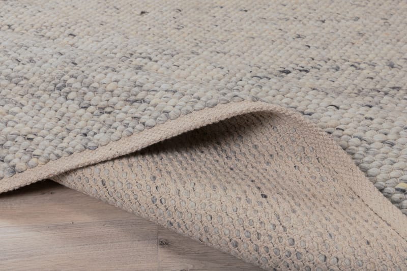 Ganga Ullmatta 200x300 - Vit/Grå - Textil & mattor - Matta - Modern matta - Ullmatta