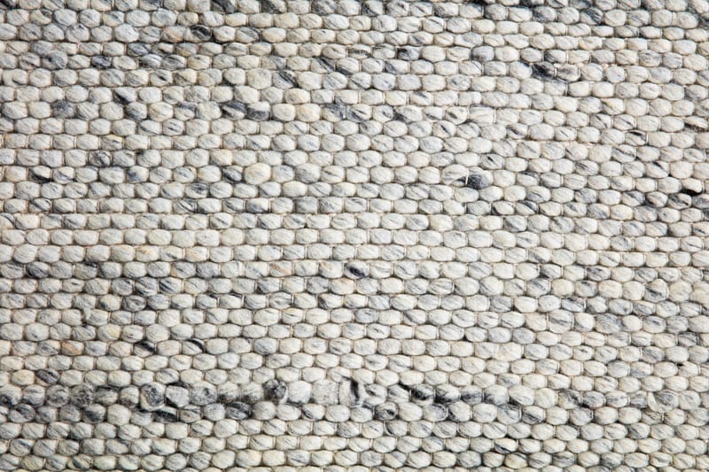 Ganga Ullmatta 200x300 - Vit/Grå - Textil & mattor - Matta - Modern matta - Ullmatta