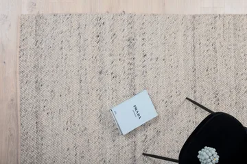 Ganga Ullmatta 200x300 - Vit/Grå - Textil & mattor - Matta - Modern matta - Ullmatta