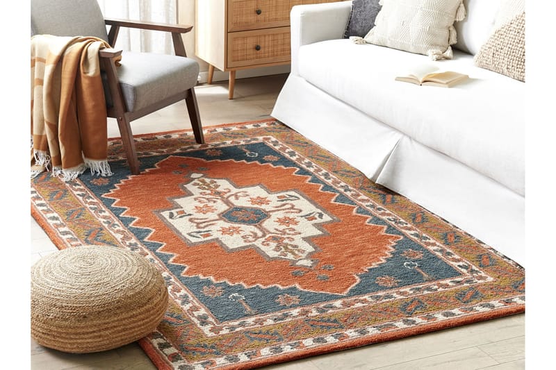 Ullmatta Gelinkaya 200x200 cm Kvadratisk - Brons - Textil & mattor - Matta - Modern matta - Ullmatta