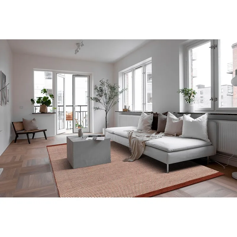 Ullmatta Gotti - 140x200 cm, Terracotta - Textil & mattor - Matta - Modern matta - Ullmatta