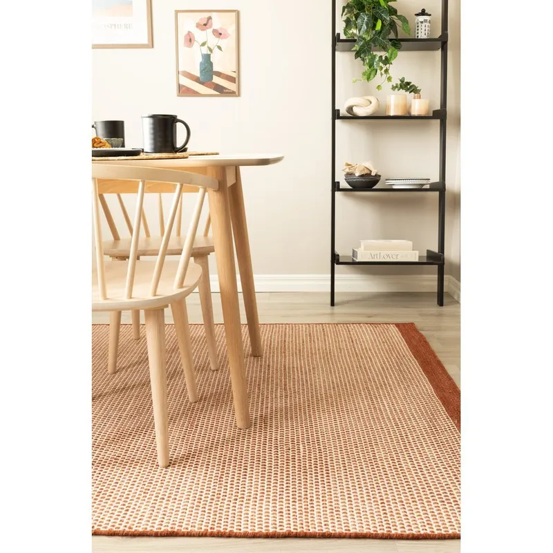 Ullmatta Gotti - 140x200 cm, Terracotta - Textil & mattor - Matta - Modern matta - Ullmatta