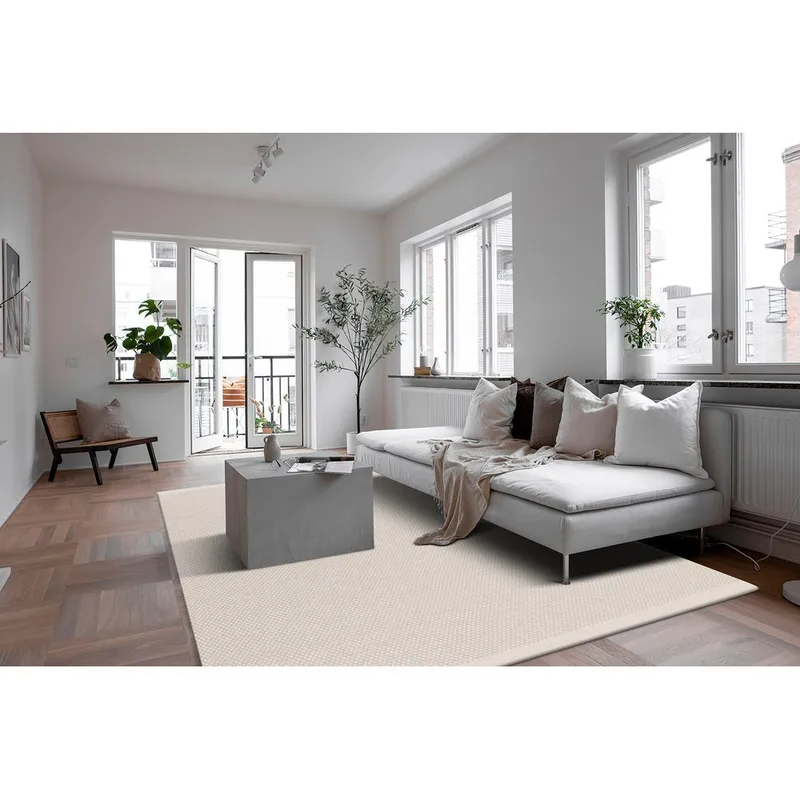 Ullmatta Gotti - 160x230 cm, White - Textil & mattor - Matta - Modern matta - Ullmatta
