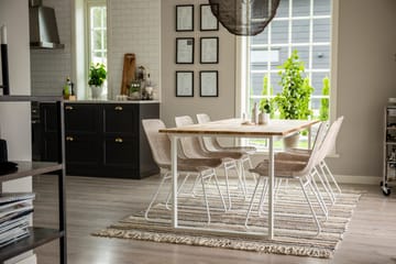 Gudha Ullmatta 170x240 cm - Beige/Blå - Textil & mattor - Matta - Modern matta - Ullmatta