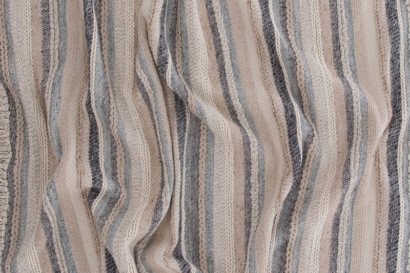 Gudha Ullmatta 170x240 cm - Beige/Blå - Textil & mattor - Matta - Modern matta - Ullmatta