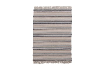 Gudha Ullmatta 200x300 cm - Beige/Blå - Textil & mattor - Matta - Modern matta - Ullmatta