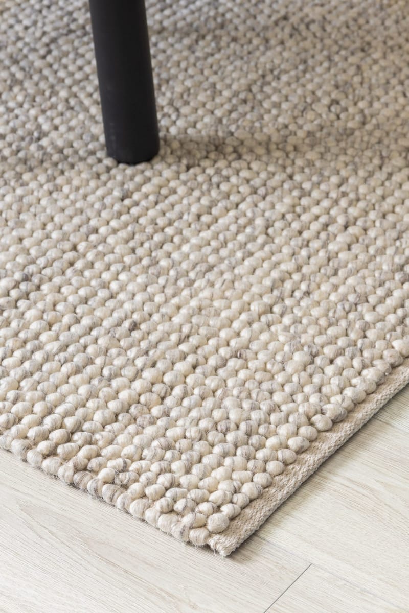 Handvävd Matta Bubble 140x200 cm - ivory melange - Textil & mattor - Matta - Modern matta - Ullmatta