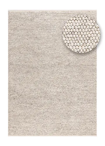 Handvävd Matta Bubble 140x200 cm - ivory melange - Textil & mattor - Matta - Modern matta - Ullmatta