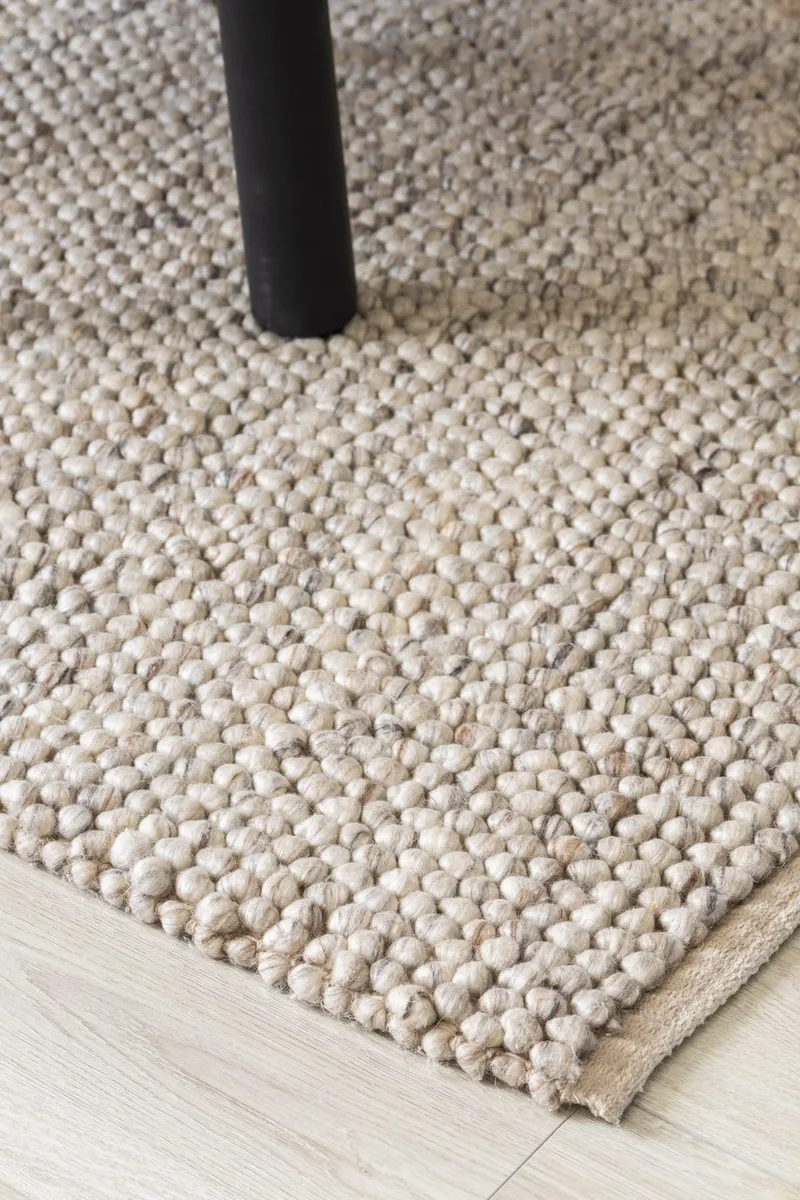 Handvävd Matta Bubble 200x300 cm - Linne - Textil & mattor - Matta - Modern matta - Ullmatta