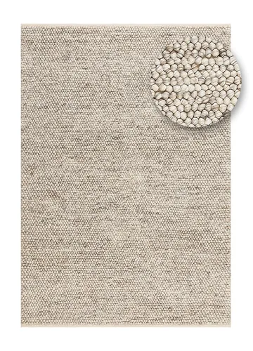 Handvävd Matta Bubble 200x300 cm - Linne - Textil & mattor - Matta - Modern matta - Ullmatta