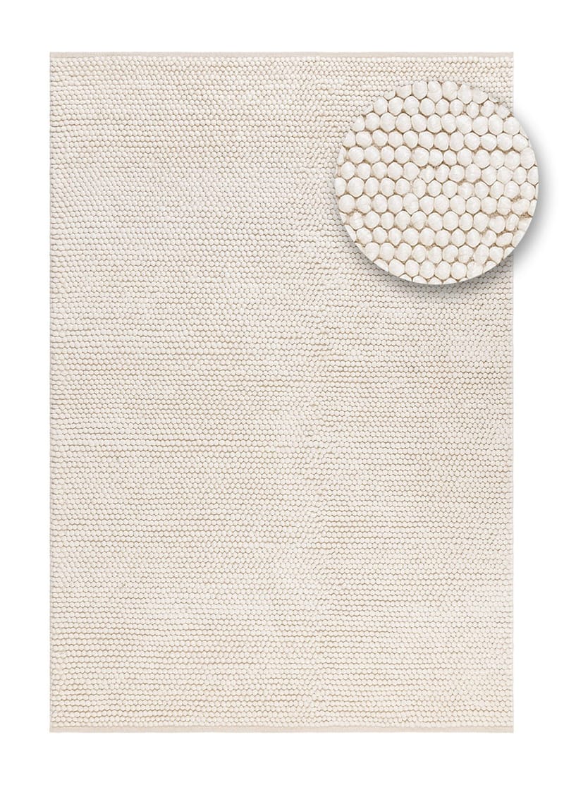 Handvävd Matta Bubble 300x400 cm - Creme - Textil & mattor - Matta - Modern matta - Ullmatta