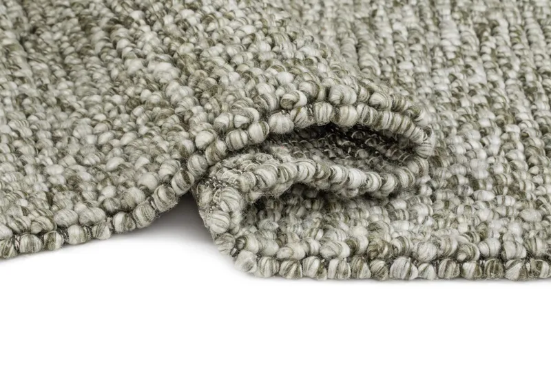 Handvävd Matta Bubble Kvadratisk 300x300 cm - Olivgrön - Textil & mattor - Matta - Modern matta - Ullmatta