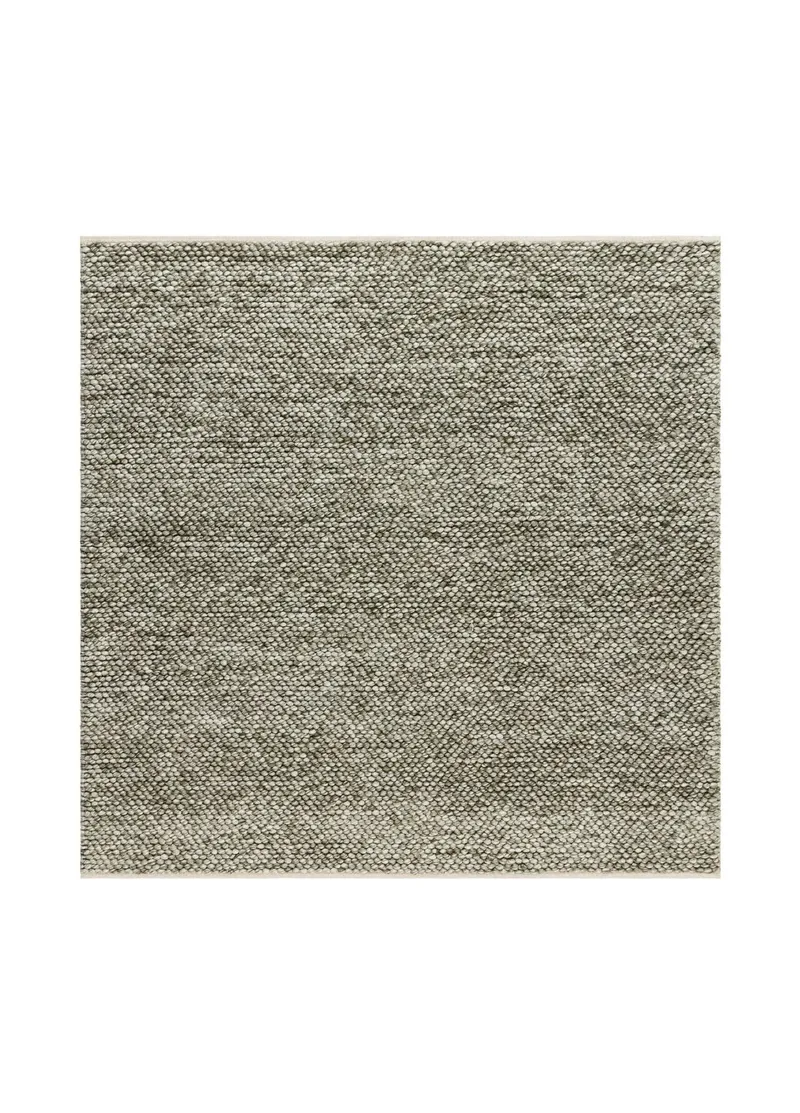 Handvävd Matta Bubble Kvadratisk 300x300 cm, Olivgrön