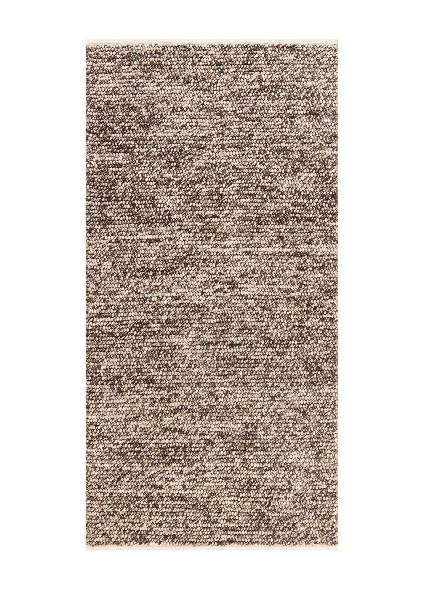 Handvävd Matta Bubble 75x150 cm - Choklad Melange