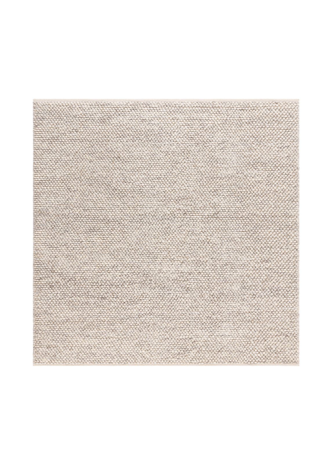 Handvävd Matta Bubble Kvadratisk 200x200 cm - IvoryMelange