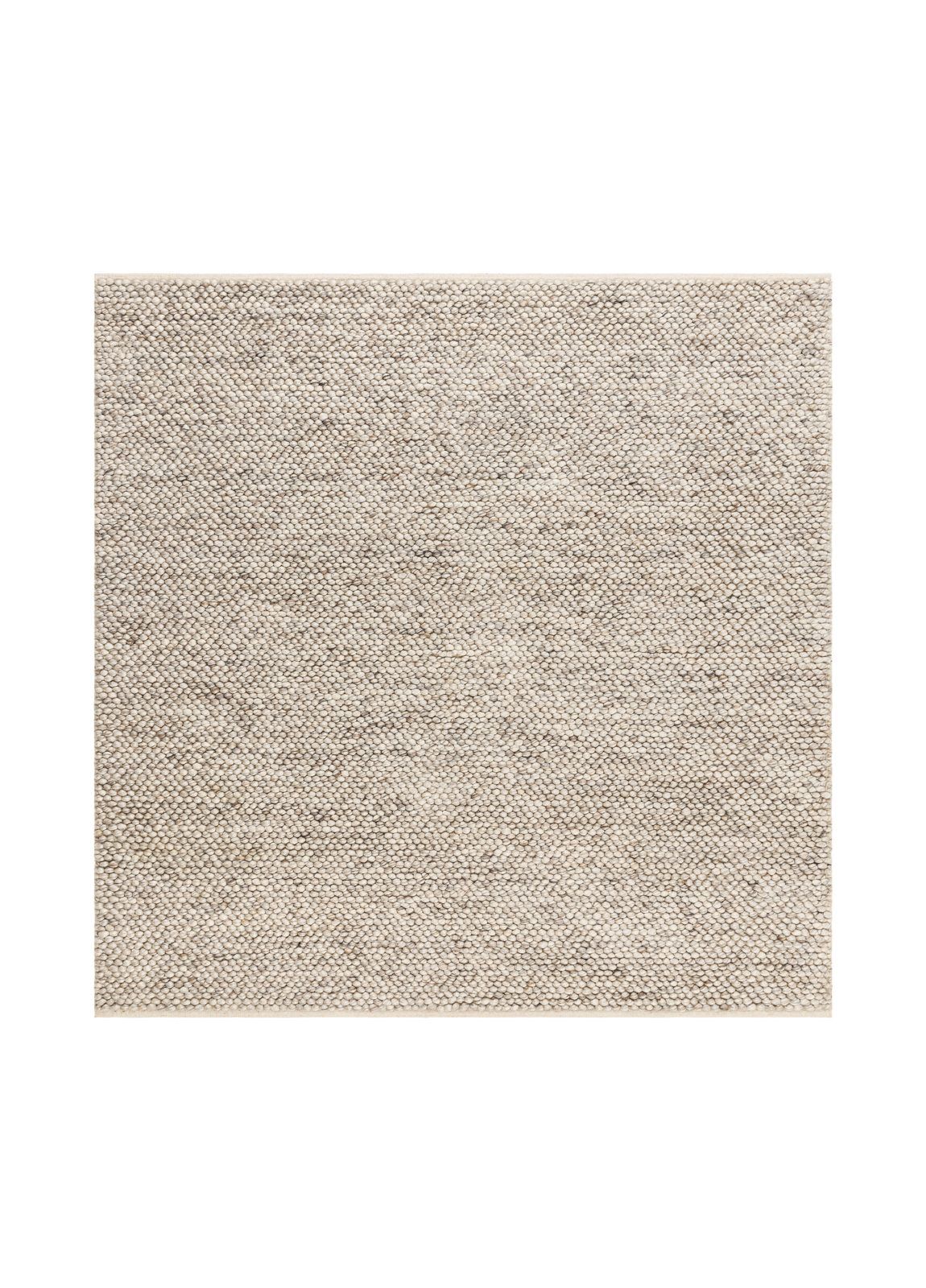 Handvävd Matta Bubble Kvadratisk 200x200 cm - linne